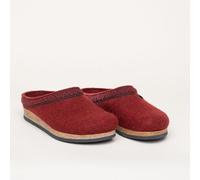 Stegmann Filzclog 108 aus 100% edler Merino-Wolle für Damen & Herren | Hochwertiger Filz-Hausschuh - Made in Tirol dunkelrot 38