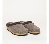 Stegmann Filzclog 108 aus 100% edler Merino-Wolle für Damen & Herren | Hochwertiger Filz-Hausschuh - Made in Tirol braun 38