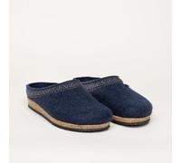 Stegmann Filzclog 108 aus 100% edler Merino-Wolle für Damen & Herren | Hochwertiger Filz-Hausschuh - Made in Tirol dunkel-blau 39