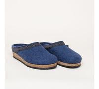 Stegmann Filzclog 108 aus 100% edler Merino-Wolle für Damen & Herren | Hochwertiger Filz-Hausschuh - Made in Tirol blau 39