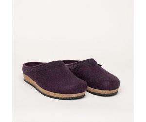 Stegmann Filzclog 108 aus 100% edler Merino-Wolle für Damen & Herren | Hochwertiger Filz-Hausschuh - Made in Tirol magenta 37