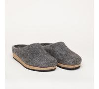 Stegmann 108 Tiroler Steinschaf Unisex Wollfilz-Pantoffeln grau, Gr. 46