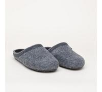 Stegmann Filzpantoffel 127 aus 100% hochwertiger Merino-Wolle - Hausschuhe für Damen & Herren - Pantoffeln mit Kork Sohle grau 36