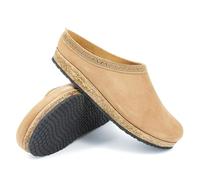 Lederhausschuh Leder Clog Stegmann braun 42