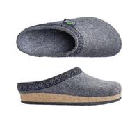 Stegmann Filz-Clogs 108 – Pantoffel mit Korksohle – Made in Tirol – Grau Gr. 46