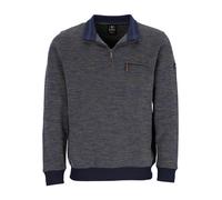 hajo Sweatshirt Langarm Sweat Bündchen Stay Fresh 27826 609 Marine Gemustert, Herren-Größe:56