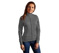 Stehkragen Zip Jacke Damen Sale, Hellgrau, S