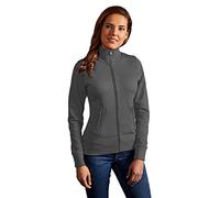 Promodoro Jacke E5295 Stehkragen mit Reißverschluss Stahlgrau Damen M