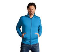Stehkragen Zip Jacke Herren, Türkis, M