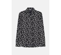 Stehkragenbluse Druck Schwarz 40 (60.133791-0039-40)