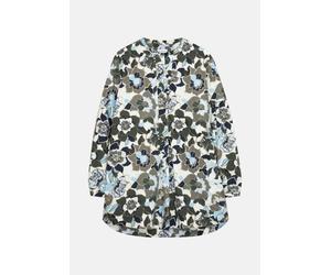Stehkragenbluse Floral Blau 38 (60.133001-0019-38)