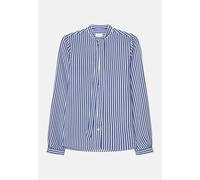 Stehkragenbluse Streifen Blau 46 (60.133561-0018-46)