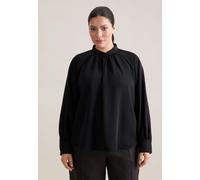 Seidensticker Stehkragenbluse Damen schwarz, 52