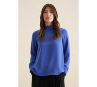 Stehkragenbluse Uni Blau 42 (60.636356-0016-42)