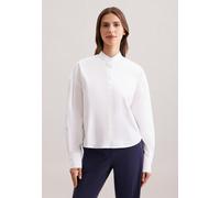 Stehkragenbluse Uni Weiß 38 (60.137145-0001-38)