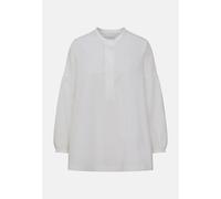 Stehkragenbluse Uni Weiß 40 (60.234545-0001-40)