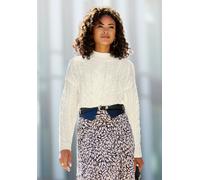 BUFFALO Stehkragenpullover Damen creme Gr.40/42