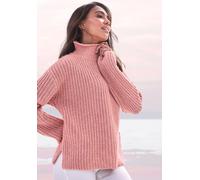 BUFFALO Stehkragenpullover Damen rosenholz meliert Gr.44/46