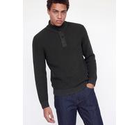 Stehkragenpullover JACK & JONES "JJELIAS KNIT HIGH NECK", Herren, Gr. XS, schwarz detail:asphalt, Strick, Obermaterial: 62% Polyacryl, 38% Baumwolle, unifarben, regular fit normal, ohne Ausschnitt, Bü