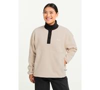 Stehkragenpullover JACK WOLFSKIN "SUMETRO HZ W", Damen, Gr. M (38/40), oyster, Obermaterial: 100% POLYESTER. Futter: 100% POLYESTER, Pullover Stehkragenpullover (63764752-M) oyster