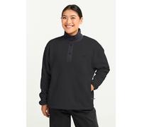 Stehkragenpullover JACK WOLFSKIN "SUMETRO HZ W", Damen, Gr. XS, schwarz, Obermaterial: 100% POLYESTER. Futter: 100% POLYESTER, Pullover Stehkragenpullover (16331726-XS) schwarz