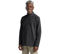 Stehkragenpullover JACK WOLFSKIN "TAUNUS HZ M", Herren, Gr. M (50), schwarz, Oberstoff: 100% POLYESTER, Pullover Stehkragenpullover (19349805-M) schwarz