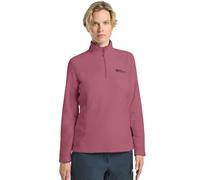 Stehkragenpullover JACK WOLFSKIN "TAUNUS HZ W", Damen, Gr. S (36), rosa (raisin), Obermaterial: 100% Polyester, Pullover Stehkragenpullover (67130732-S) raisin