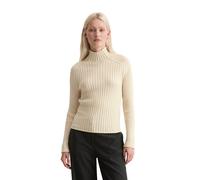 Stehkragenpullover MARC O'POLO "aus Heavy Weight Cotton", Damen, Gr. XXS, beige (chalky sand), Obermaterial: 100% Baumwolle, unifarben, Pullover Stehkragenpullover (53350963-XXS) chalky sand