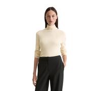 Stehkragenpullover MARC O'POLO "aus Organic Cotton", Damen, Gr. XXL, chalky sand, Obermaterial: 100% Baumwolle, unifarben, Pullover Stehkragenpullover (55921448-XXL) chalky sand