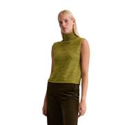 Stehkragenpullover MARC O'POLO "aus reiner Merinowolle", Damen, Gr. L, bright pea, Obermaterial: 100% Schurwolle, unifarben, Pullover Stehkragenpullover (93443303-L) bright pea