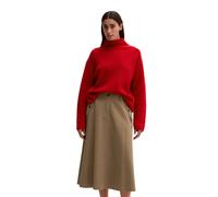 Stehkragenpullover MARC O'POLO "aus softem Schurwolle-Mix", Damen, Gr. M, rot (sunny rot), Obermaterial: 80% Schurwolle, 20% Polyamid, unifarben, Pullover Stehkragenpullover (57025952-M) sunny rot