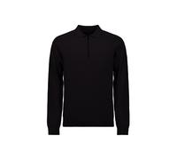Stehkragenpullover NO EXCESS "No Excess Half-Zip-Polo-Pullover Pullover Polo Half Zip Solid", Herren, Gr. L, schwarz, 90% Baumwolle, 10% Nylon, Pullover Stehkragenpullover (30031343-L) schwarz