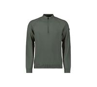 Stehkragenpullover NO EXCESS "No Excess Half-Zip-Pullover Pullover Half Zip High Collar Solid", Herren, Gr. S, dunkelgrün, 90% Baumwolle, 10% Nylon, Pullover Stehkragenpullover (97391420-S) dunkelgrün