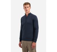 Stehkragenpullover NO EXCESS "No Excess Half-Zip-Pullover Pullover Half Zip High Collar Solid", Herren, Gr. XL, night, 90% Baumwolle, 10% Nylon, Pullover (92243452-XL) night