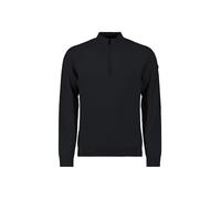 Stehkragenpullover NO EXCESS "No Excess Half-Zip-Pullover Pullover Half Zip High Collar Solid", Herren, Gr. L, schwarz, 90% Baumwolle, 10% Nylon, Pullover Stehkragenpullover (86782419-L) schwarz