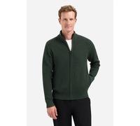 No Excess Regular Fit Cardigan Dark Green, Melange