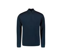 Stehkragenpullover NO EXCESS "No Excess Strukturierter Half-Zip-Pullover", Herren, Gr. L, night, 100% Baumwolle, Pullover (39939204-L) night