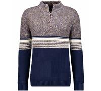 Stehkragenpullover RAGMAN, Herren, Gr. 54, bunt, 975, Strick, 100% Baumwolle, ohne Ausschnitt, Pullover Stehkragenpullover (26822206-XL) bunt, 975