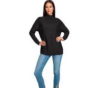 Strickpullover HEINE "Pullover", Damen, Gr. 40, schwarz, 100% Baumwolle, unifarben, Pullover Strickpullover (16026867-40) schwarz