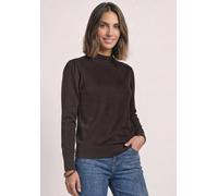 Street One Damen 3018067 Pullover mit Turtle Neck und Knopfdetail