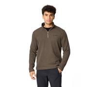Stehkragenpullover VAUDE "MEN'S TESERO PULLOVER II", Herren, Gr. XXL, oat, Obermaterial: 100% Polyester, Pullover Stehkragenpullover, mit kurzem Reißverschluss, in Strickoptik, für kühle Tage (5480146
