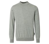 Stehkragenpullover VENTI "VENTI Stehkragenpullover uni", Herren, Gr. XL, grau (hellgrün), 100% Wolle, Pullover Stehkragenpullover (42168833-XL) hellgrün