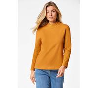 Stehkragenshirt mit Langarm gelb 44