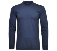 RAGMAN Herren Stehkragenshirt Langarm Nachtblau-079, 3XL