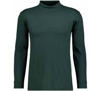 RAGMAN Regular Fit Longsleeve dunkelgrün, Einfarbig