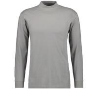 Stehkragenshirt RAGMAN, Herren, Gr. 58, grau (schotterstein, 274), Baumwolle, regular fit, hoch geschlossener Ausschnitt, Shirts Stehkragenshirt (24837605-4XL) schotterstein, 274