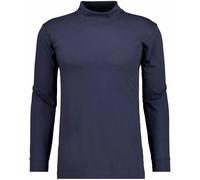 Stehkragenshirt RAGMAN, Herren, Gr. XL, blau (marineblau), Jersey, Baumwolle, regular fit, ohne Ausschnitt, Shirts Stehkragenshirt (050639-XL) marineblau
