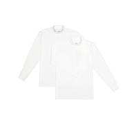 Stehkragenshirt RAGMAN "Set:", Herren, Gr. XL, weiß, Jersey, 100% Baumwolle, regular fit, Shirts Stehkragenshirt (70503864-XL) weiß