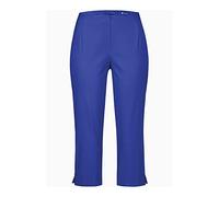 Caprihose STEHMANN "Ina", Damen, Gr. 38, N-Gr, santoriniblau,3035, Web, Obermaterial: 72% Viskose, 25% Polyamid, 3% Elasthan, casual, 3/4-Länge, Hosen, in Größen 32 bis 52 (61380309-38) santoriniblau,
