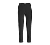 Stehmann IGOR-680 14060-900, sportive Damenhose mit aufgesetzten Taschen und Aufschlag, 6/8 Länge, Größe 42, Farbe Schwarz